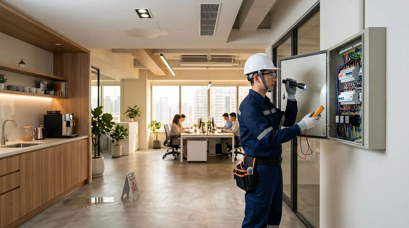 辦公室水電維修常見問題：跳電、漏水與預防處理